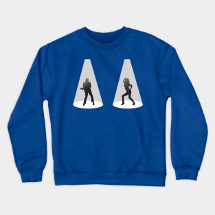 Two dancers silhouette Crewneck Sweatshirt